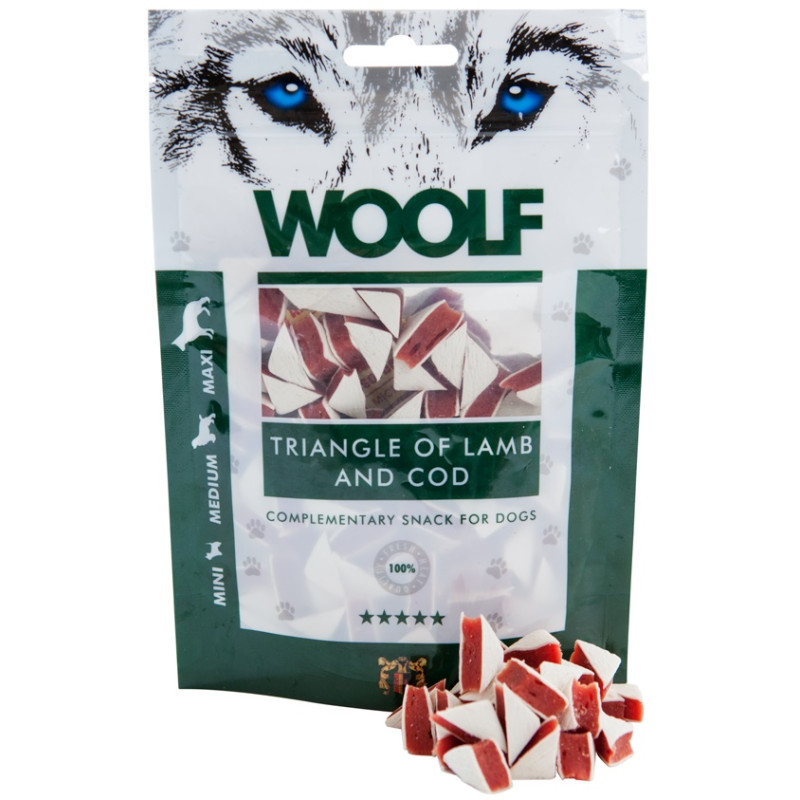 Woolf Triangle of Lamb and Cod 100g