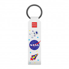 WAUDOG klíčenka / přívěsek NASA - bílá