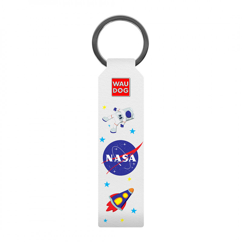 WAUDOG klíčenka / přívěsek NASA - bílá