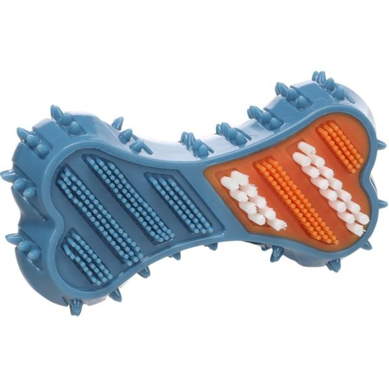 Hračka guma Habru kost 14,5cm Flamingo