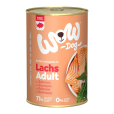 WOW Dog konzerva Losos s rajčaty Adult 400g