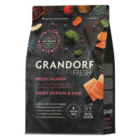 Grandorf FRESH granule pro psy Adult Medium & Maxi - Losos 10kg