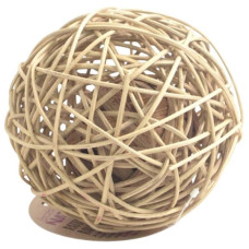 Hračka hlod. přírodní ratan koule Rosewood 15cm