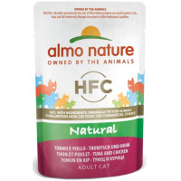 Almo Nature cat kaps. Natural-tuňák a kuře  55g