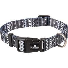 Obojek nylon Sadie černobílý M 2x40-55cm Flamingo