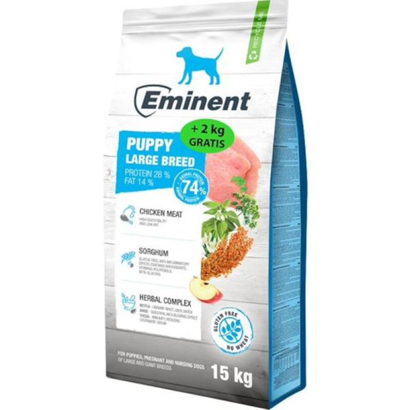Eminent Puppy Large Breed 15kg +2kg zdarma 