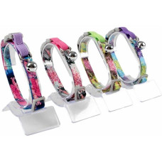 Obojek cat Flower splash 20-30cm mix barev Duvo+