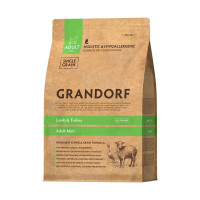 Grandorf granule pro psy Adult Mini - Jehně a krocan 8kg