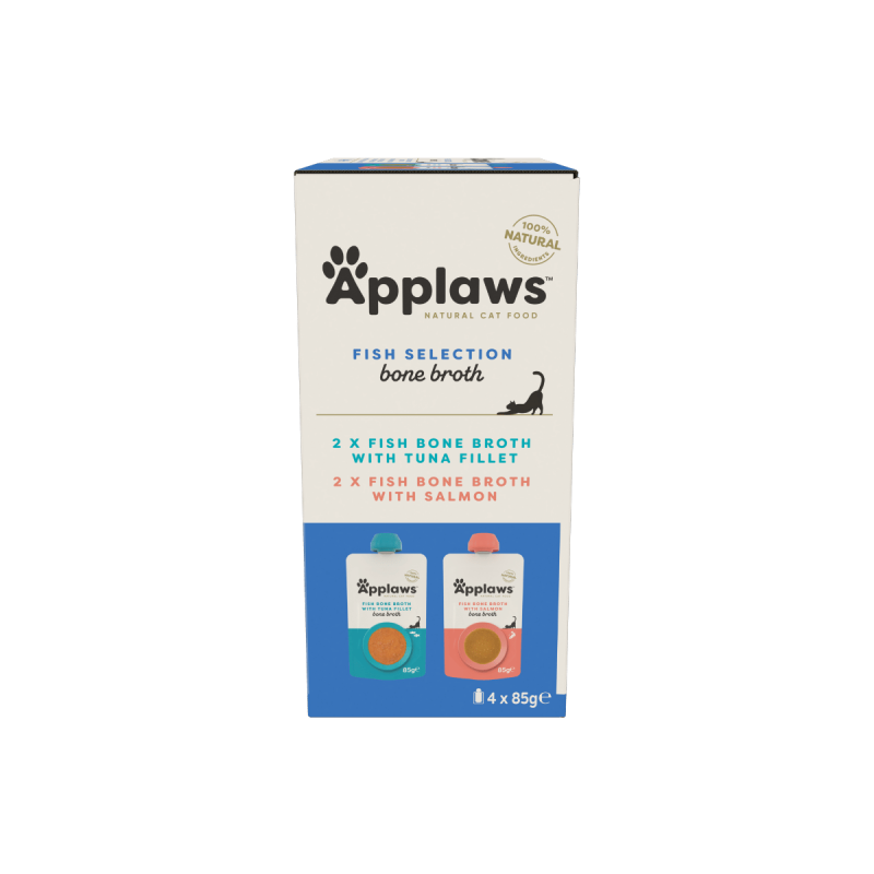 Applaws kapsička Cat Multipack Rybí vývar 4x 85g