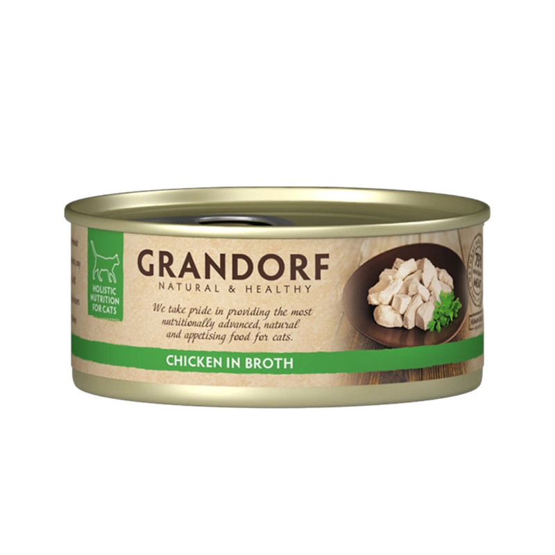 Grandorf konzerva pro kočky Kuřecí prsa 70g