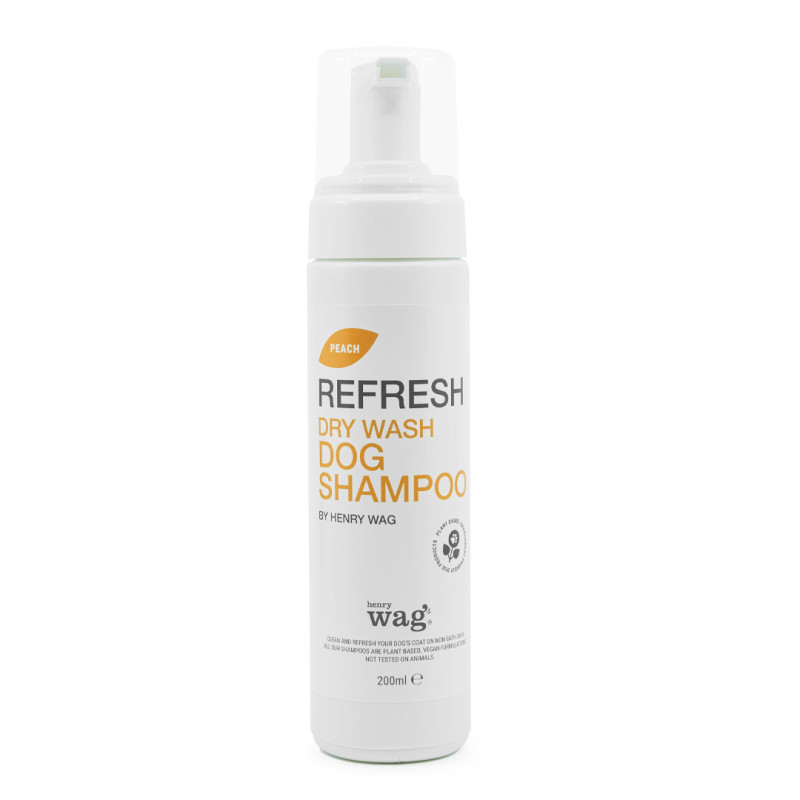 Henry Wag Refresh Suchý šampon pro psy - broskev