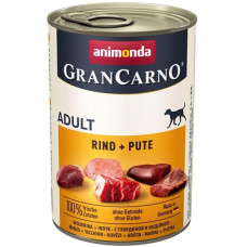 Animonda GranCarno dog konz. - hovězí + krůta 400 g
