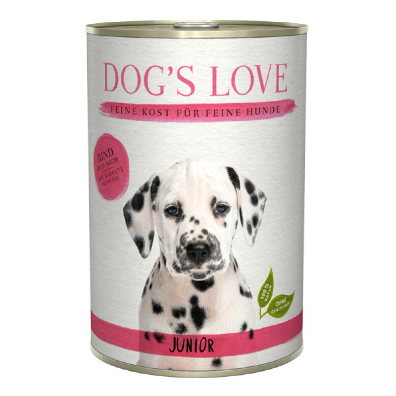 Dog's Love konzerva Hovězí Junior Classic 400g