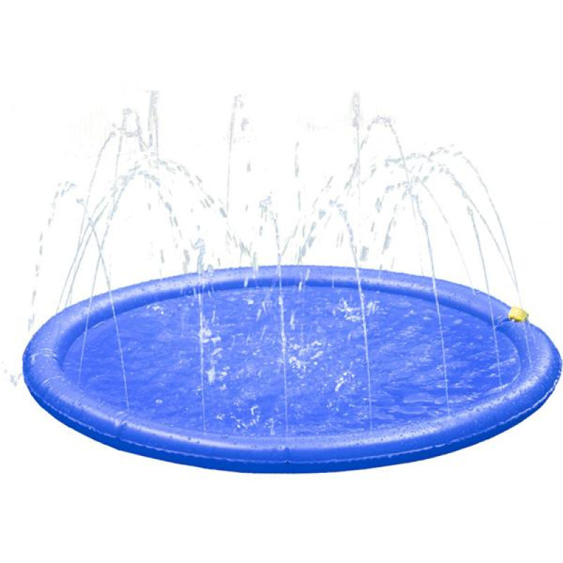 Podložka s vodními tryskami modrá Flamingo