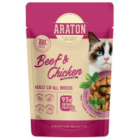 Araton Cat kaps. Adult Beef/Chicken 85 g