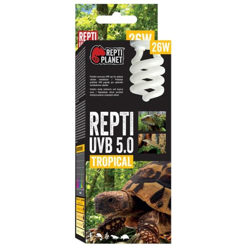 Žárovka terarijní UVB 5.0, 26W Repti Planet