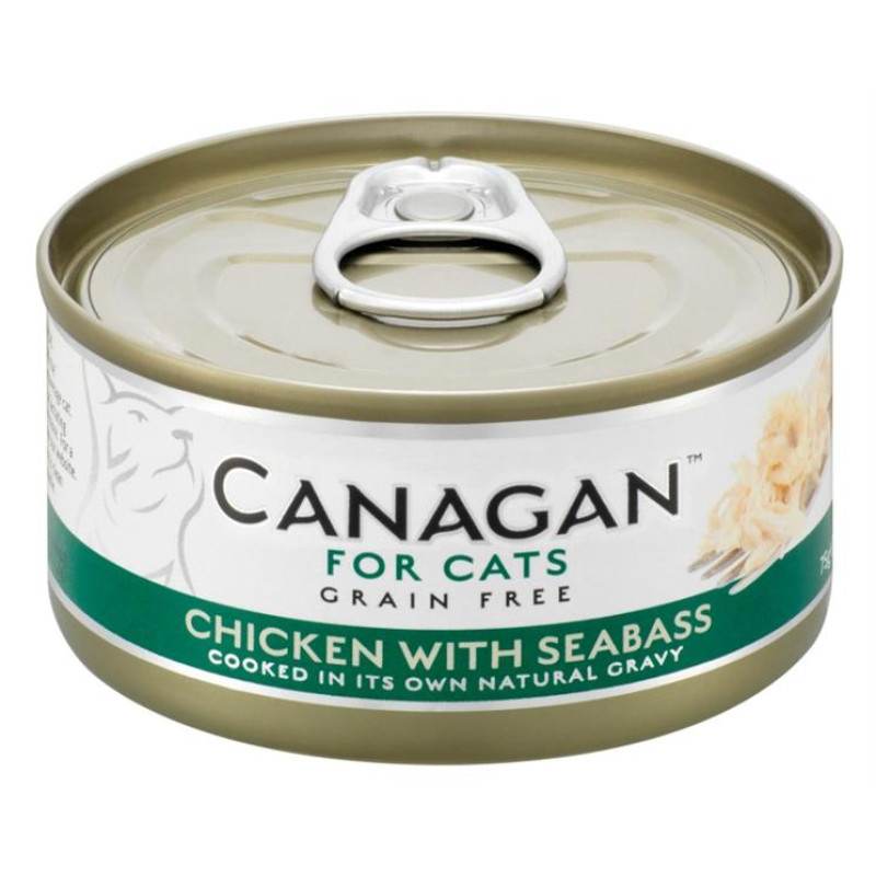 Canagan Cat konz. - Kuře a mořský vlk 75 g