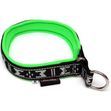 Obojek nylon polstrovaný - zelený ManMat 57 cm