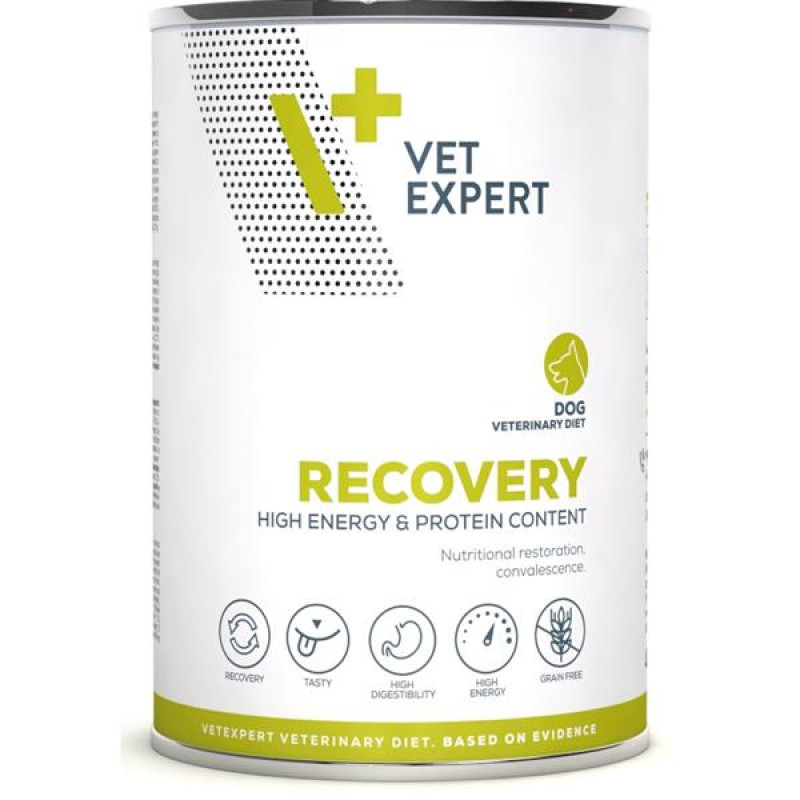 VetExpert VD 4T Recovery Dog konzerva 400g