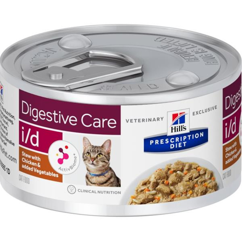 Hill's Prescription Diet Feline i/d Stew s AB+ kuře & zelenina konzerva 82 g