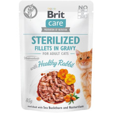 Brit Care Cat kaps. Sterilized. Fillets in Gravy with Healthy Rabbit 85 g