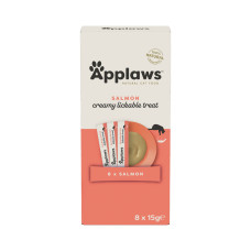 Applaws Cat Creamy Treat lízací pyré Losos 8x15g