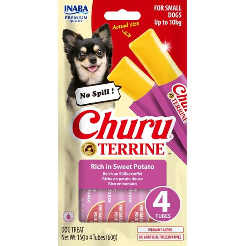 Inaba Churu Terrine Small Dog batáty 4x15g
