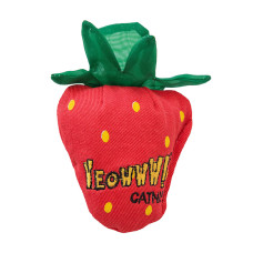 Yeowww Jahoda plněná bio šantou - červená