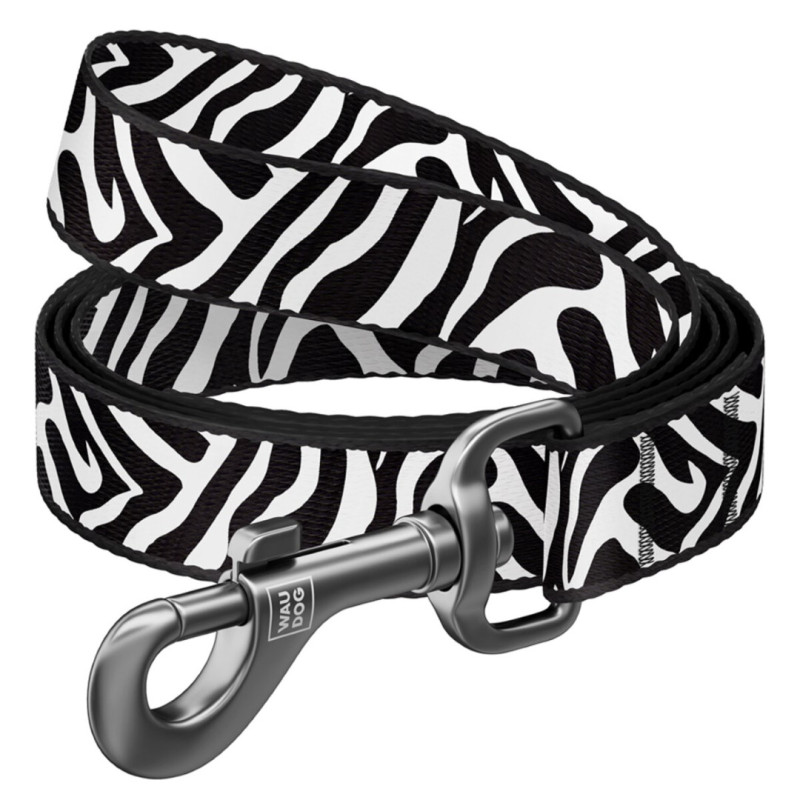 WAUDOG vodítko nylon Zebra (122cm/2,0cm/M)