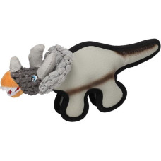 Hračka textil Saura dinosaurus šedý Flamingo