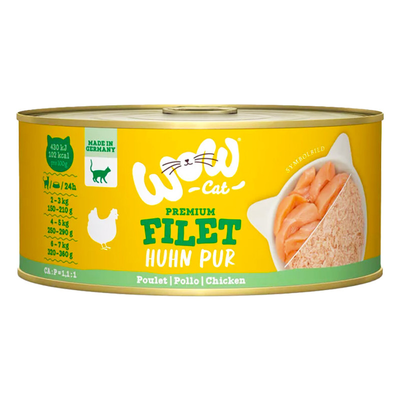 WOW Cat konzerva Filet Kuře PUR Adult 70g