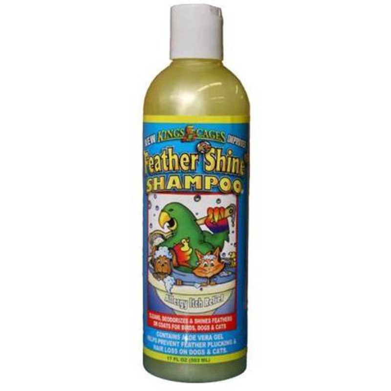 Kings Cages Feather Shine Shampoo - antiparazitní 503 ml