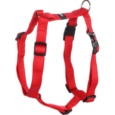 Postroj nylon Ziggi červený M 2x45-65cm Flamingo