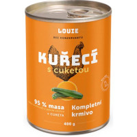 Louie konz. pro psy kuřecí s cuketou 400 g 