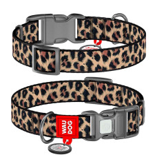 WAUDOG obojek nylon Leopard QR   (S/25-35cm/1,5cm)