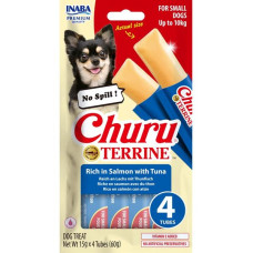 Inaba Churu Terrine Small Dog losos a tuňák 4x15g
