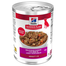 Hill's Science Plan Canine Adult Beef & Vegetables konzerva 363 g