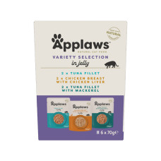 Applaws kapsička Cat Jelly Multipack Variety 6x70g 
