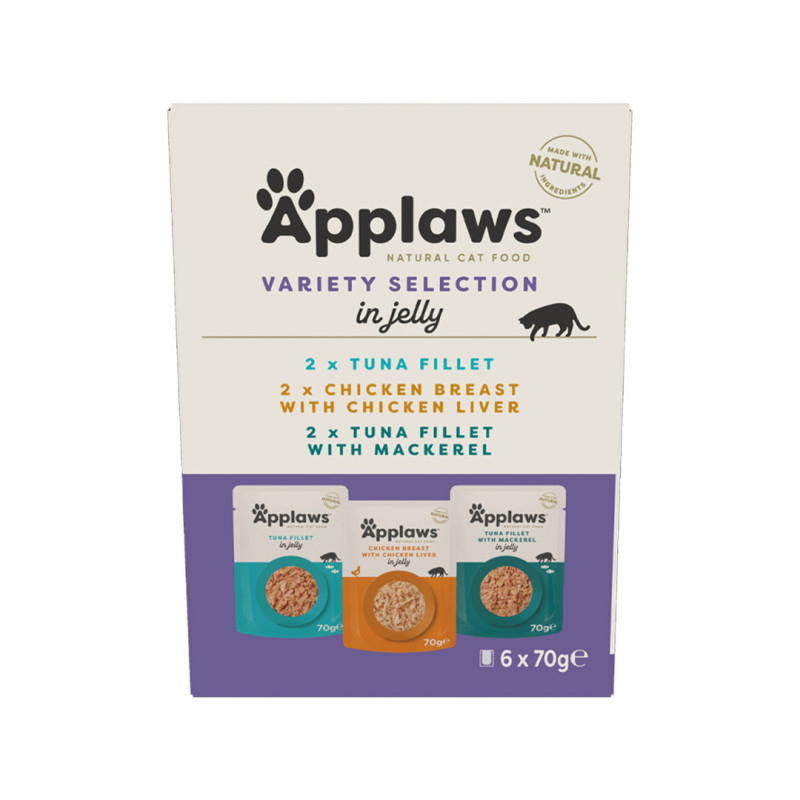 Applaws kapsička Cat Jelly Multipack Variety 6x70g 