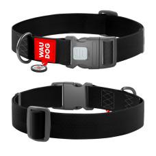WAUDOG obojek voděodolný Collartex Plastic černý QR (46-70cm/4cm)