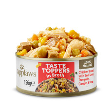 Applaws konzerva Dog Taste Toppers  Broth Kuře s játry 156g