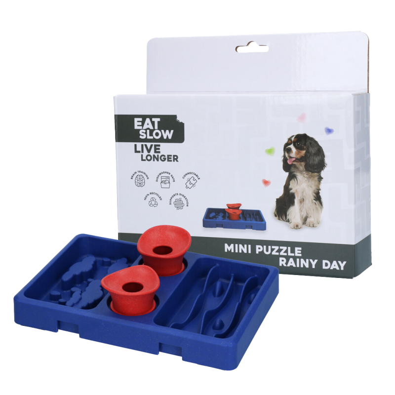 Eat Slow Live Longer hlavolam Mini Puzzle Rainy Day