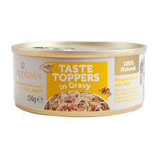 Applaws konzerva Dog Taste Toppers Gravy Kuře s hovězím 156g