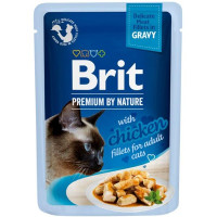 Brit Premium by Nature Cat Delicate Fillets in Gravy with Chicken 85 g