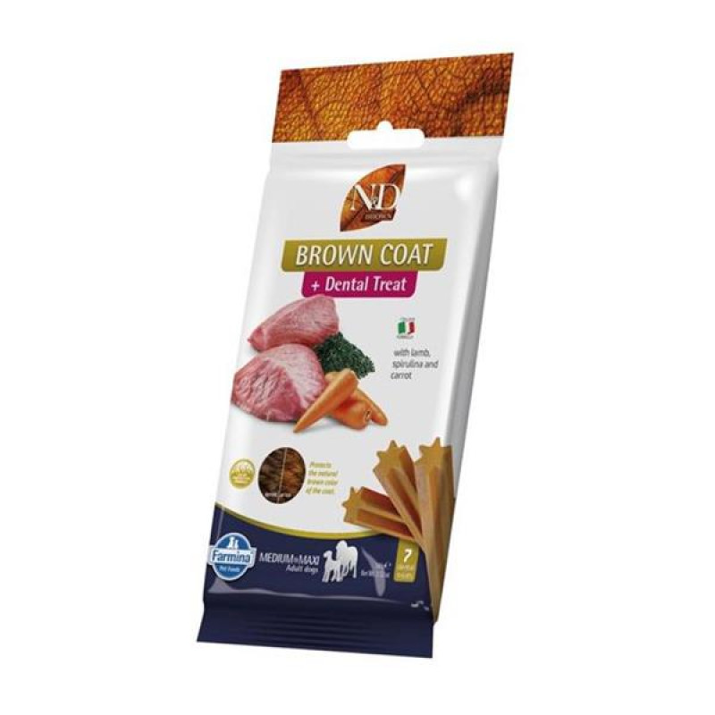 N&D BROWN Dog Dental Snack Lamb Adult Medium & Maxi 100 g