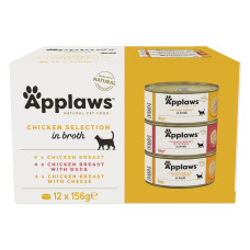 Applaws konzerva Cat Multipack Kuřecí výběr 12x156g