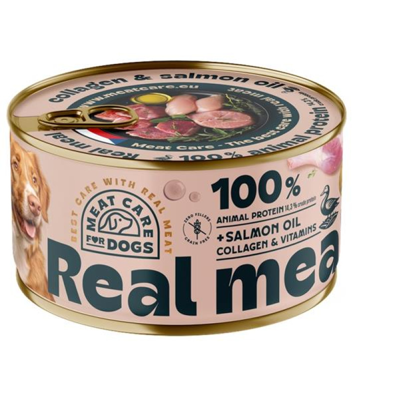 Meat Care Real Meal konz. pro psy kachna 400 g