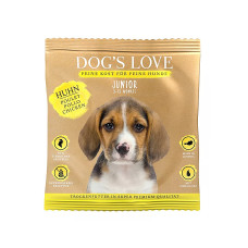 Dog's Love granule Kuře Junior - vzorek 80g