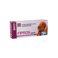 Fipron 134mg Spot-On Dog M sol 3x1,34ml