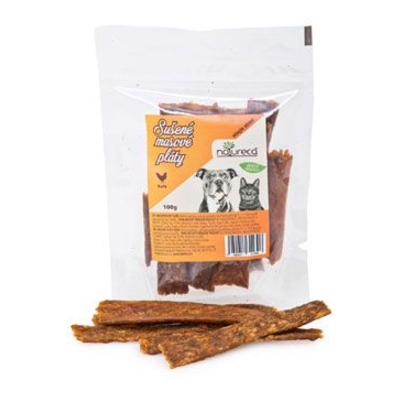NATURECA pochoutka Masové pláty Kuře, 100%maso 100g